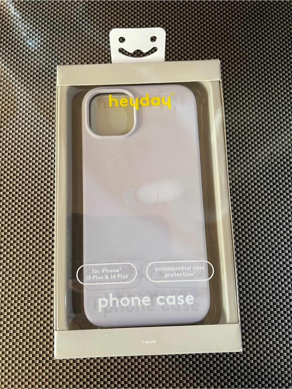 NWT heyday Lavender Silicone iPhone Case for iPhone 15 Plus & 14 Plus